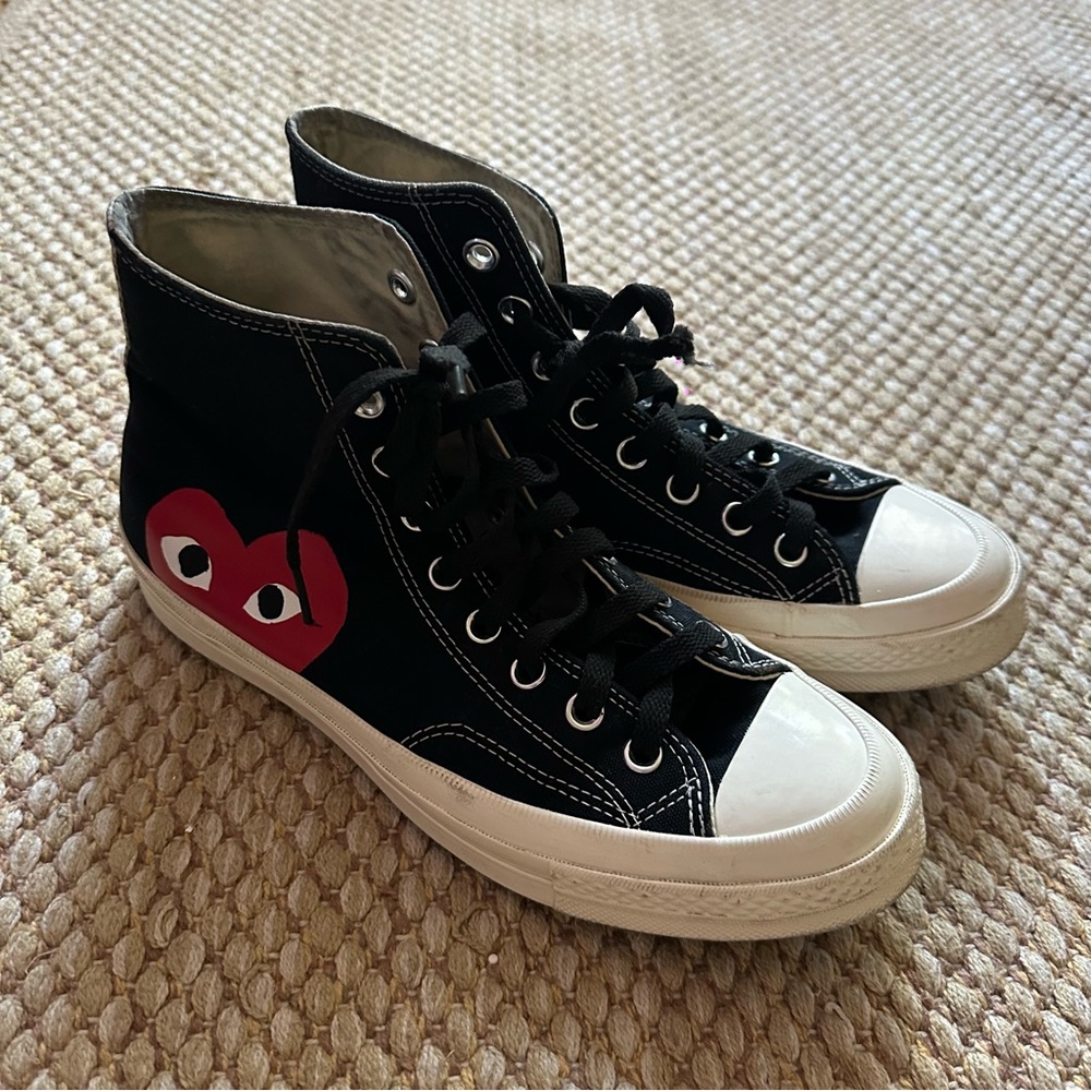 Converse x Comme des Garcons Play Chuck Taylor All Star Sz. Size M-8/ W-10